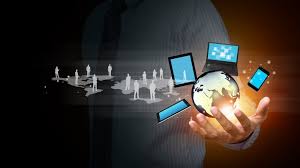 “user browsing techsuse reviews on smartphone with gadgets nearby
